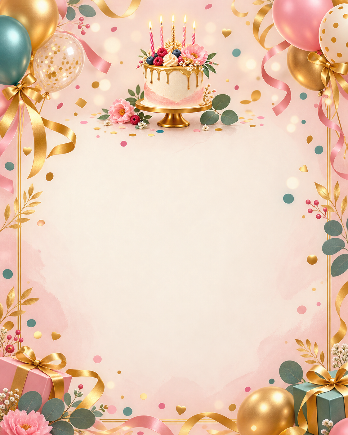 Birthday Invitation english invitation template
