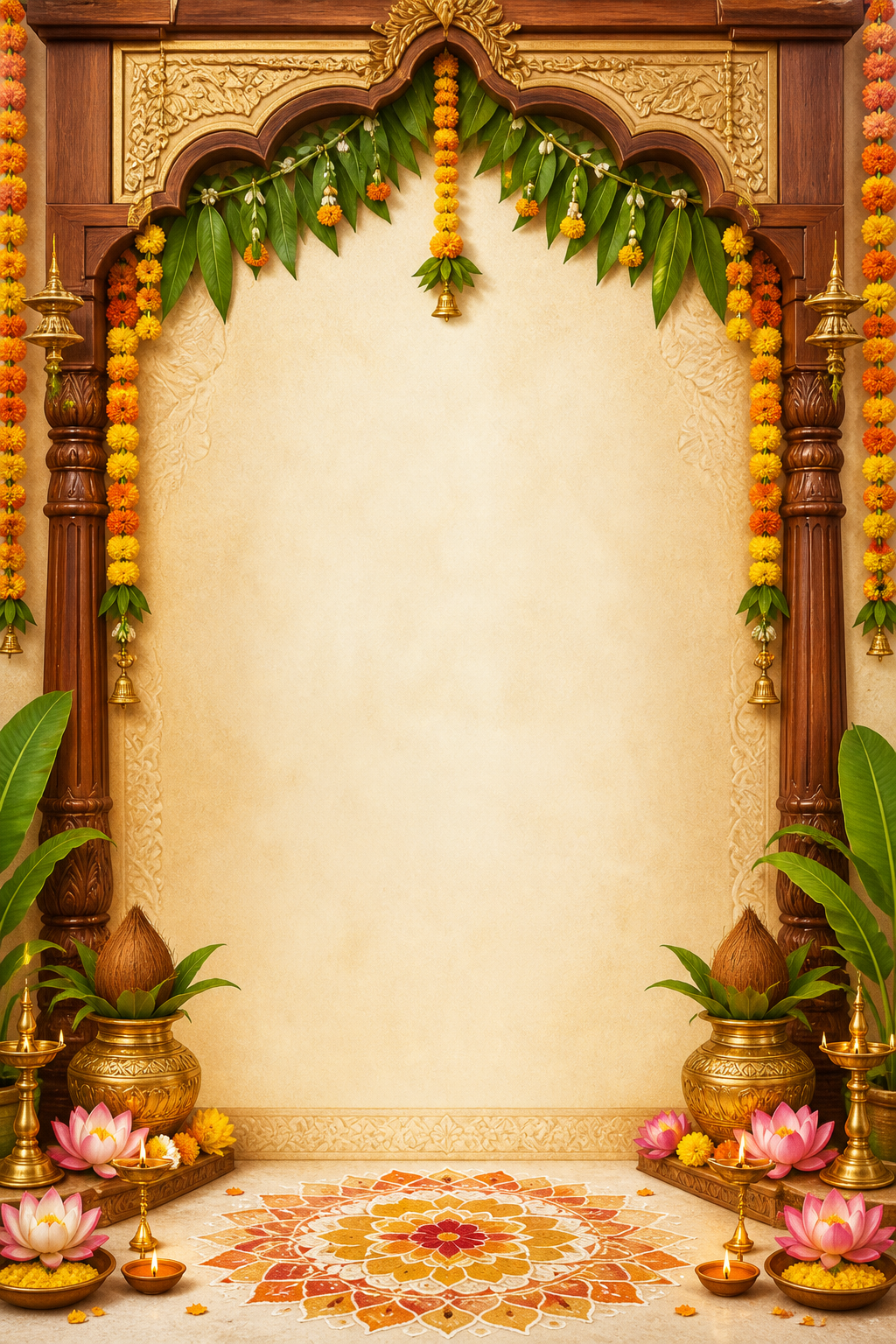 Griha Pravesh Puja english invitation template